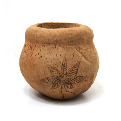 Wazon dekoracyjny naturalny Kokos 18cm